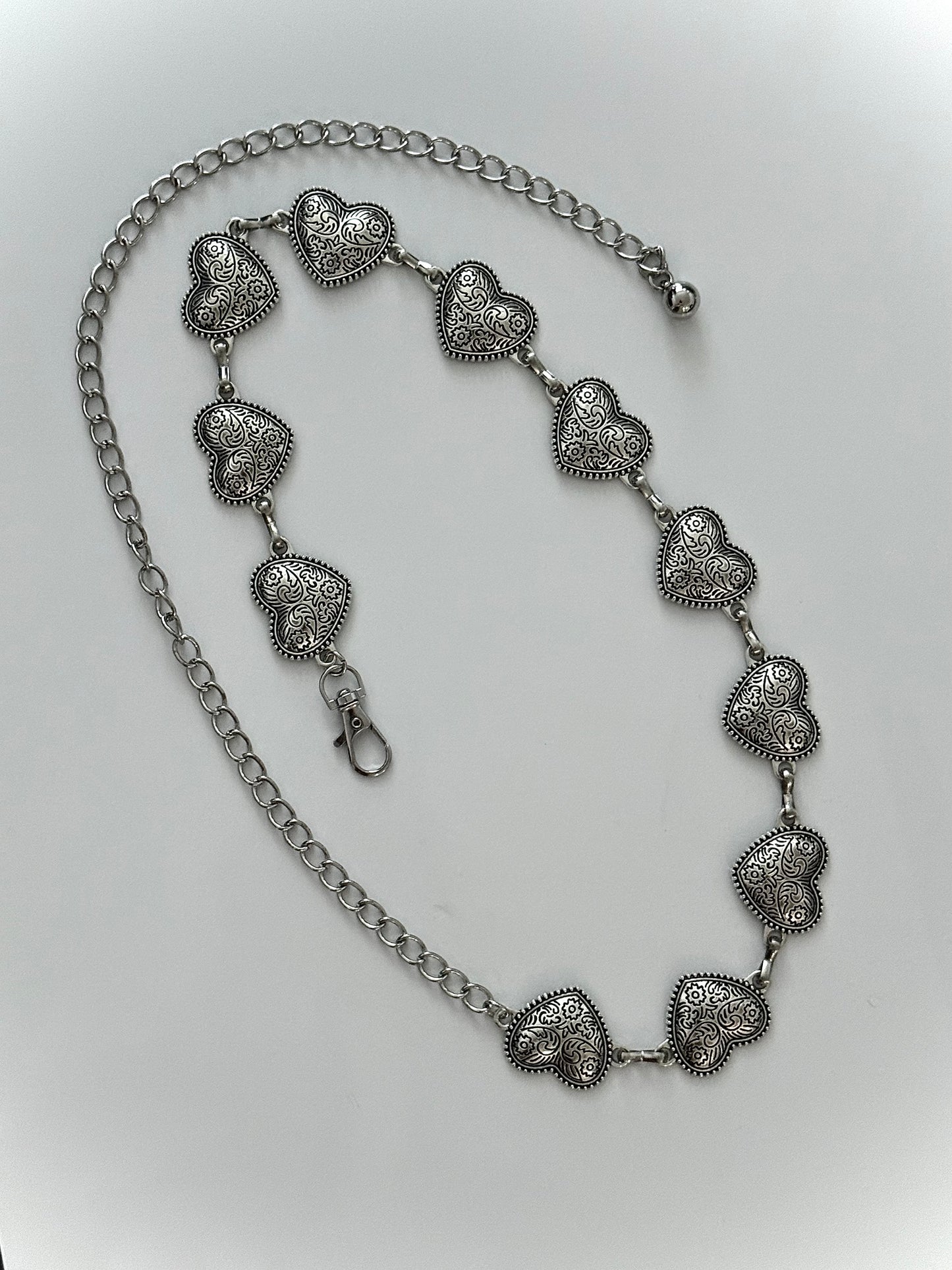Small Heart Chain Belt