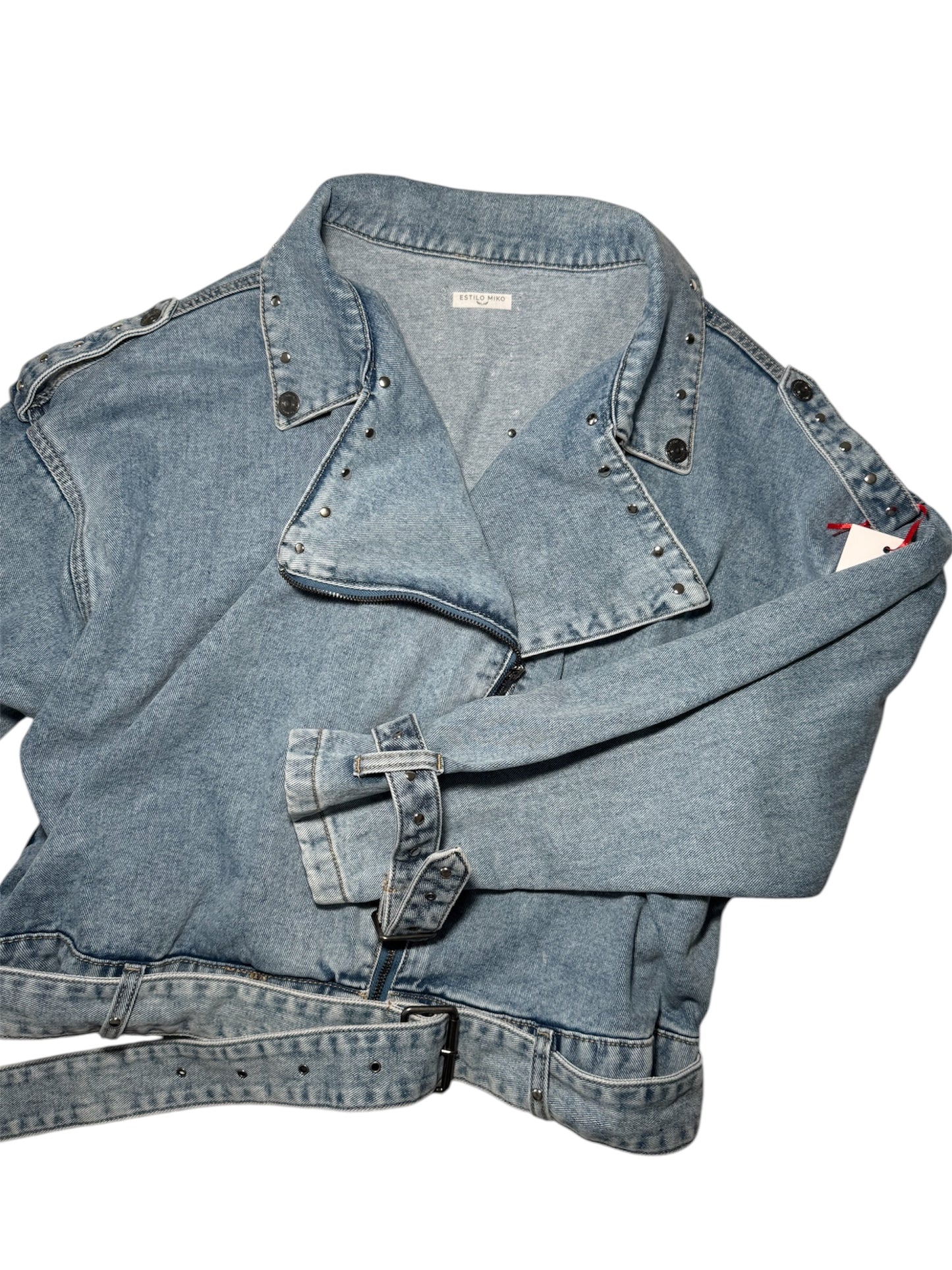 Denim Jacket Black Wings