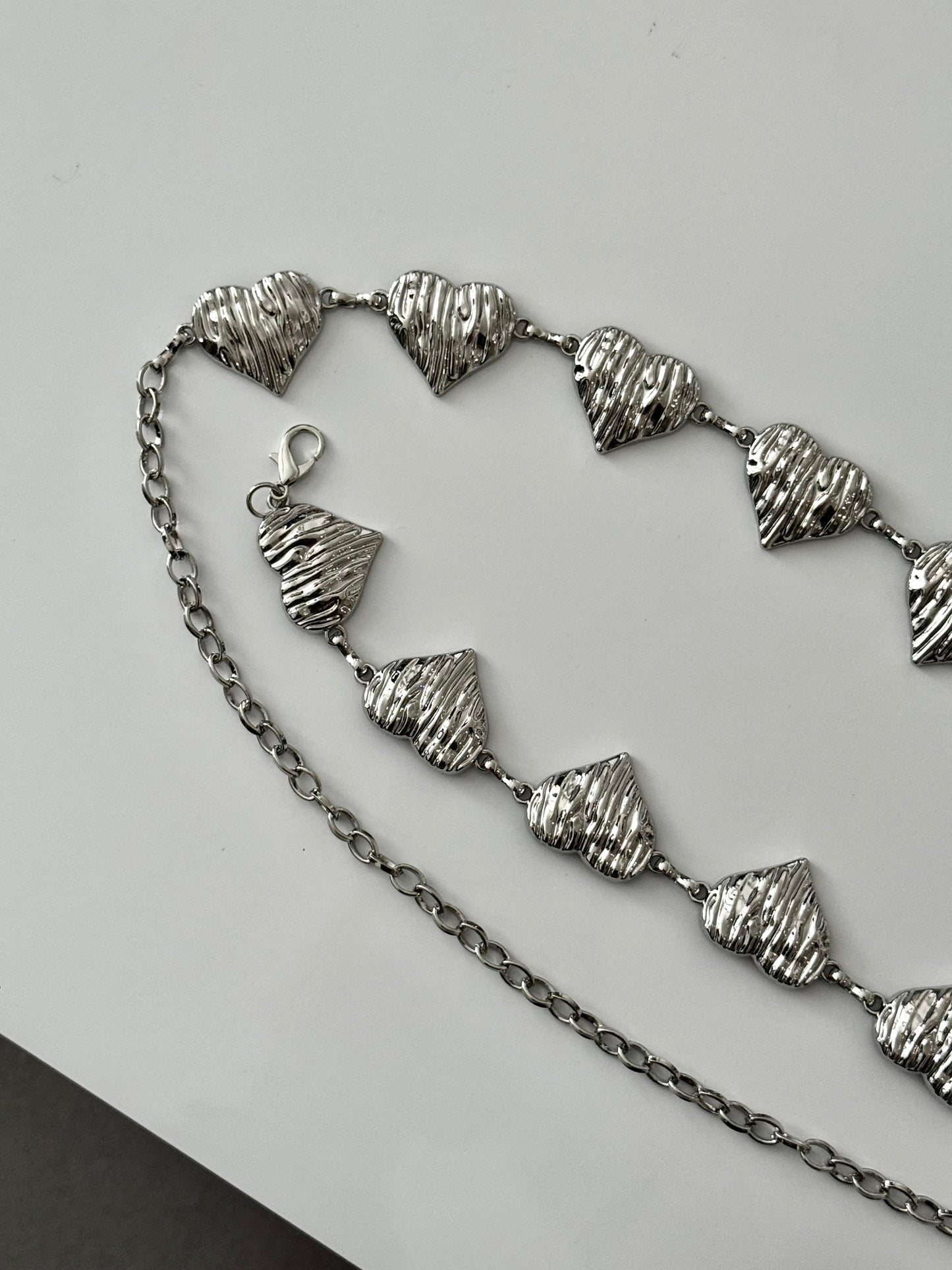 Wrapped Small Heart Chain Belt