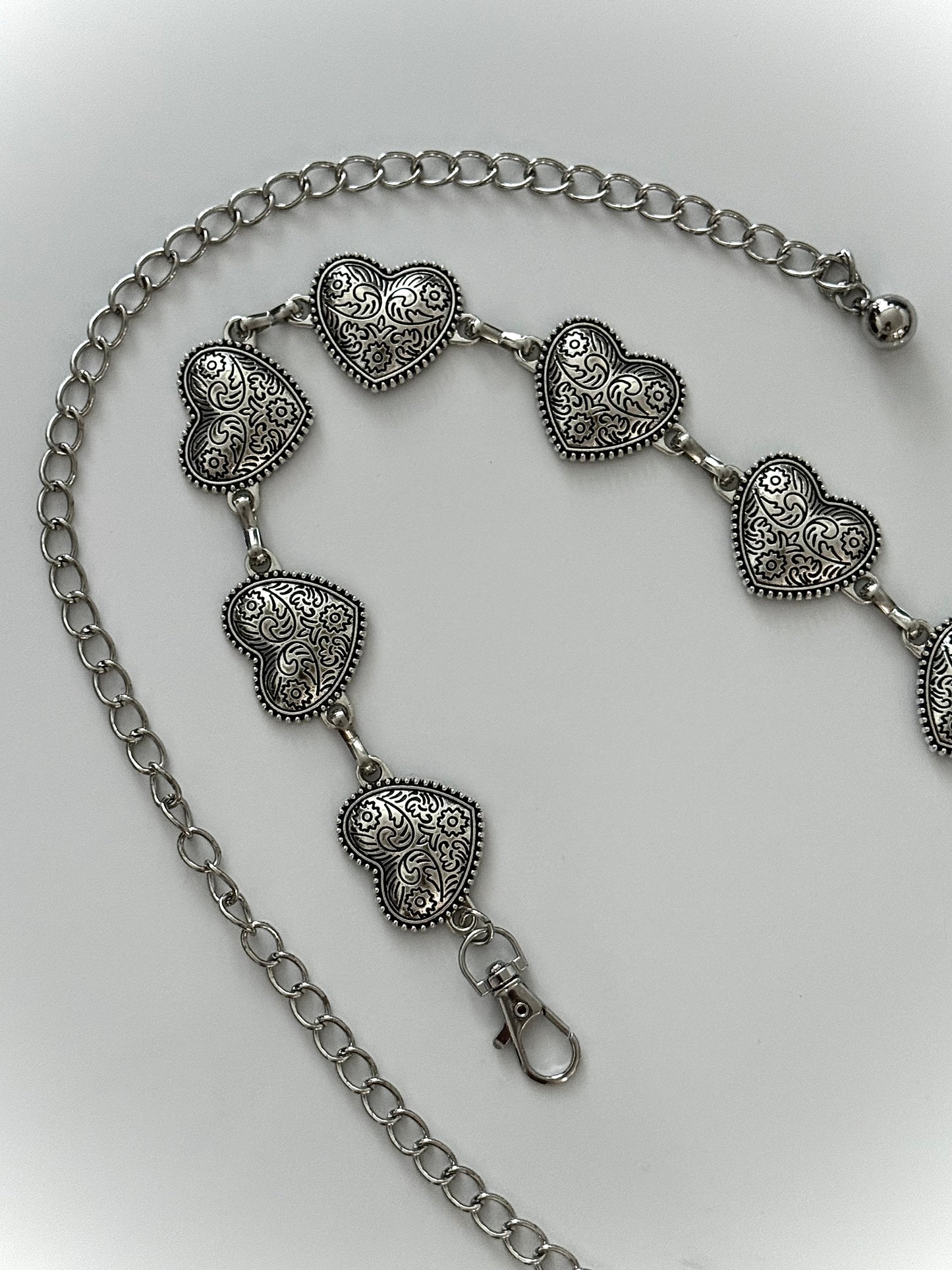 Small Heart Chain Belt
