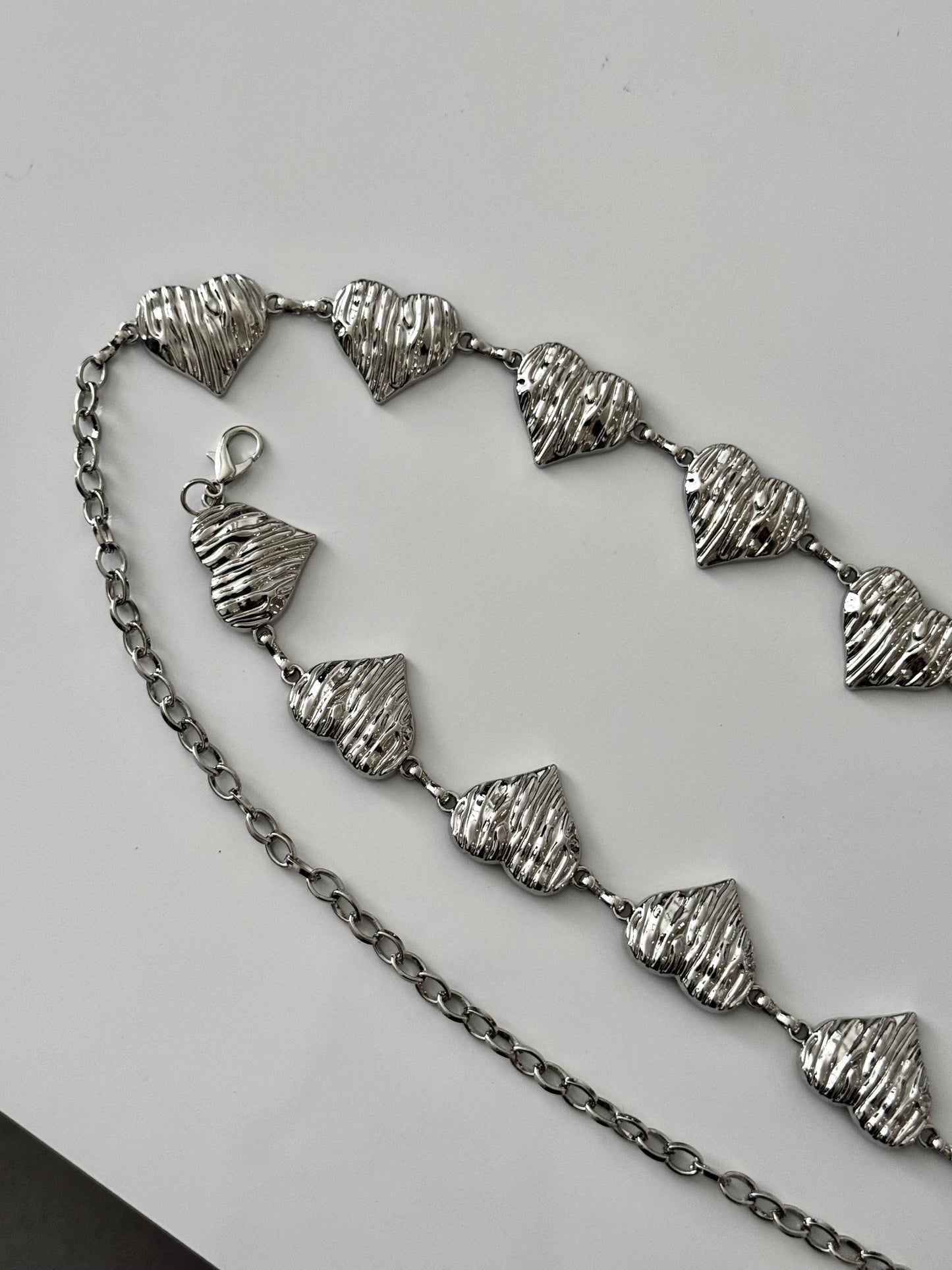 Wrapped Small Heart Chain Belt