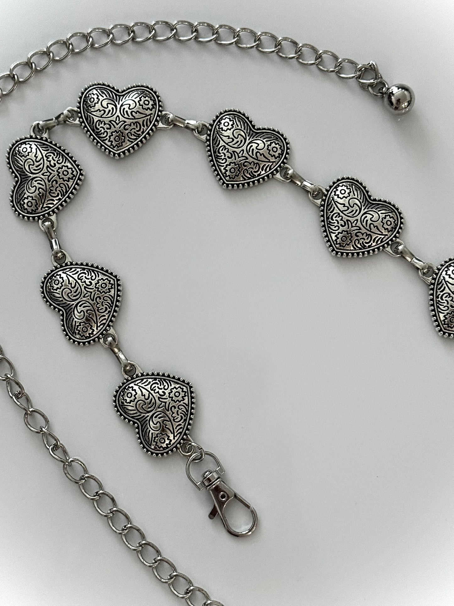 Small Heart Chain Belt