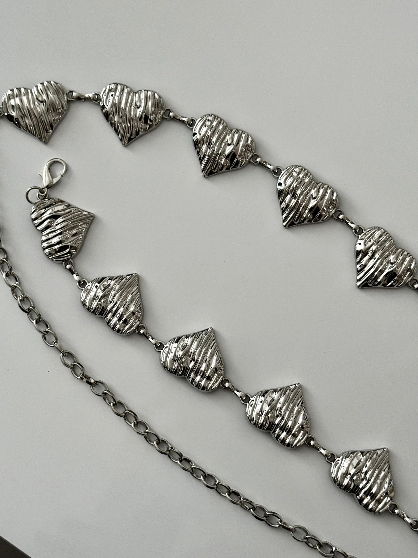 Wrapped Small Heart Chain Belt