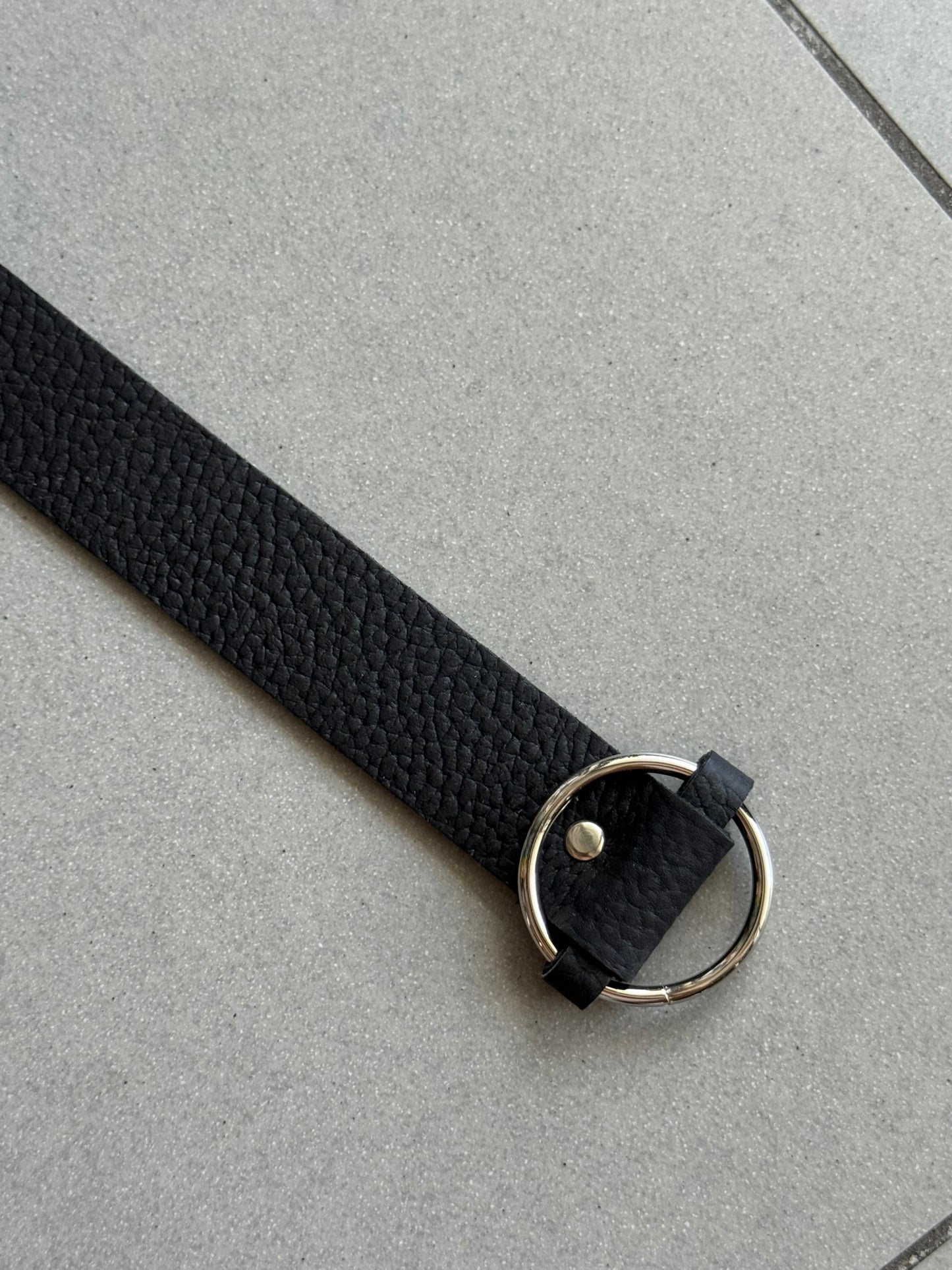 Ring Leather Cuff