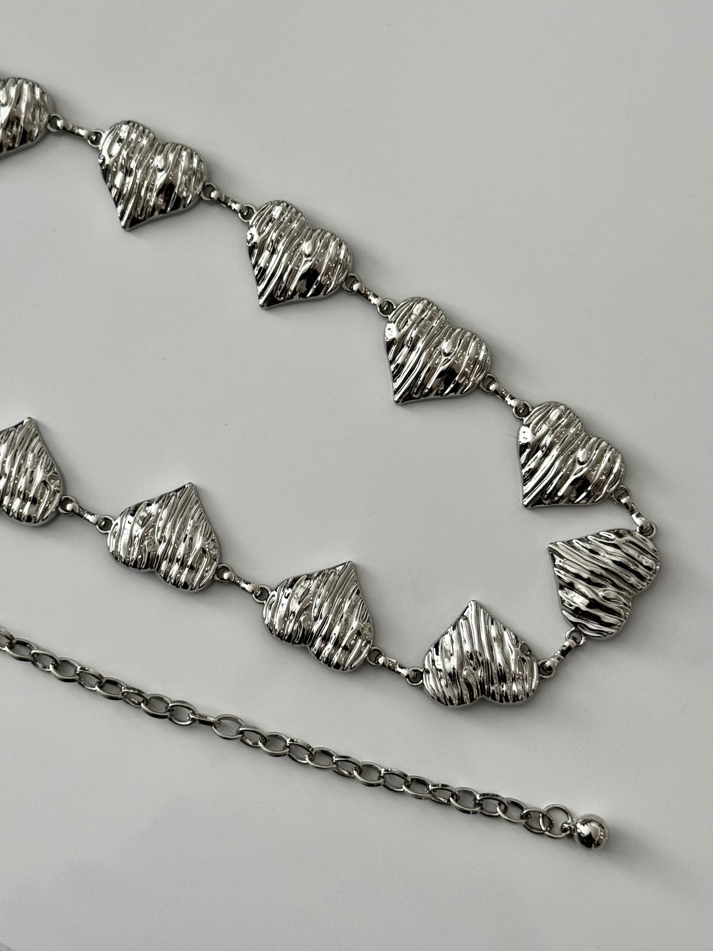 Wrapped Small Heart Chain Belt
