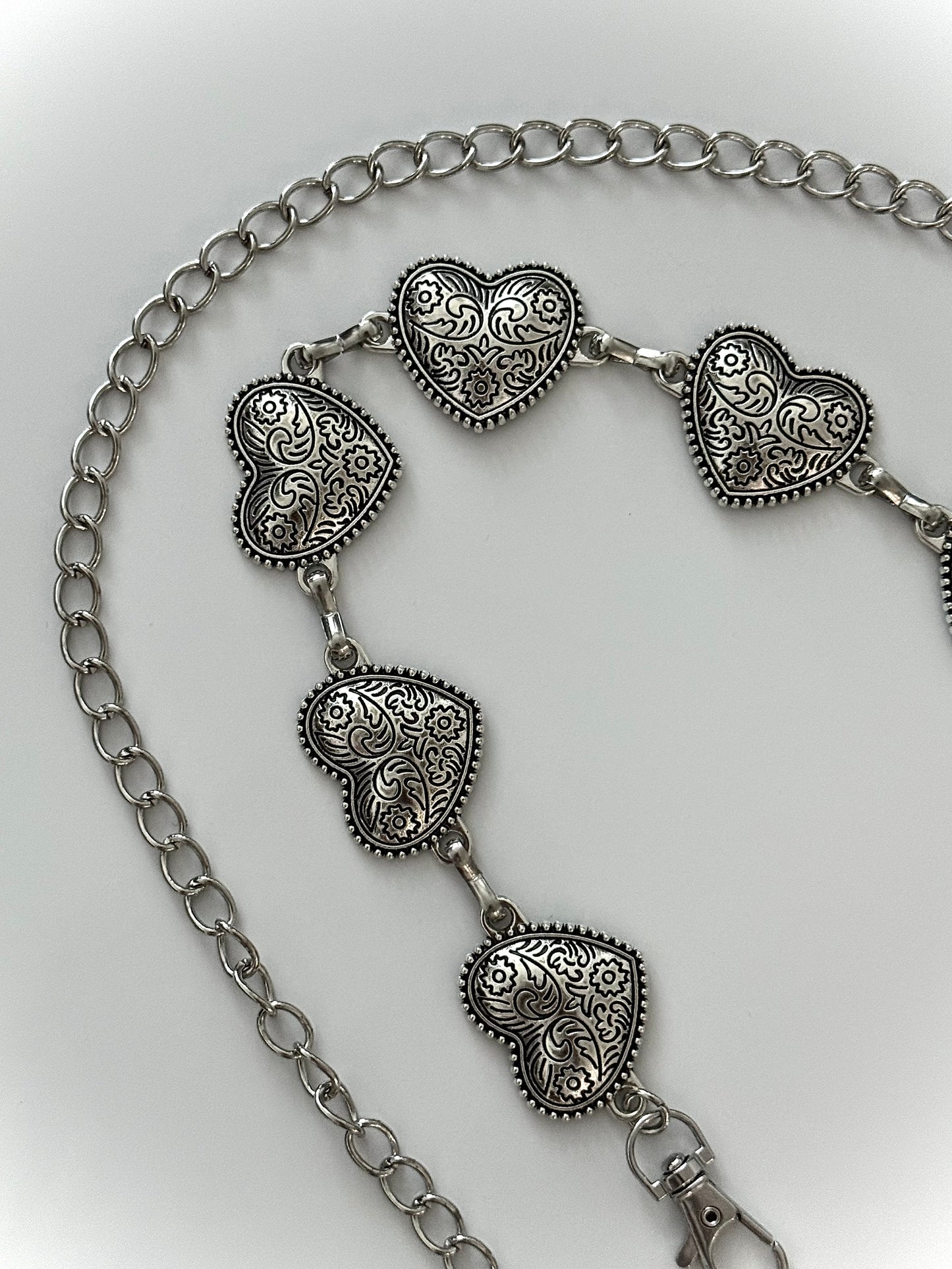 Small Heart Chain Belt
