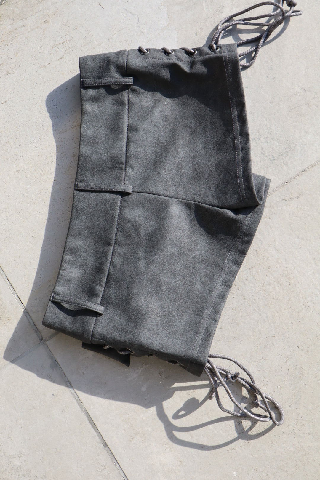 Lace Up Buckle Shorts