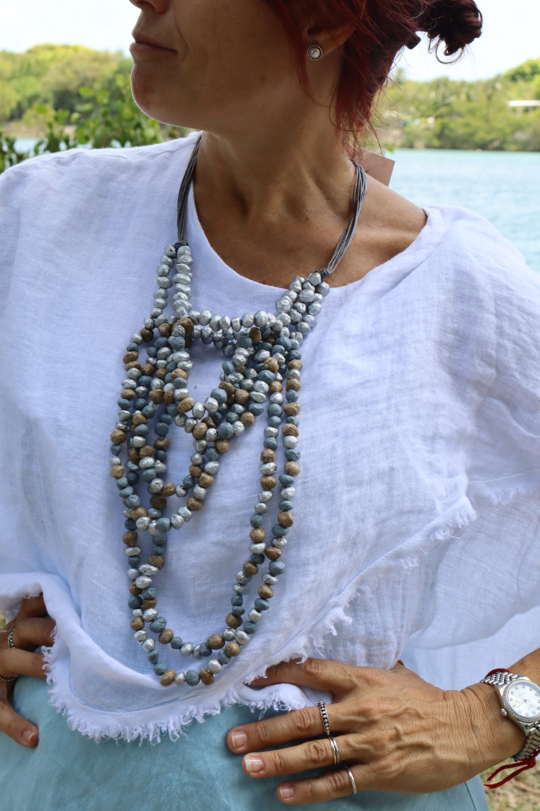 Cascading Light Necklace