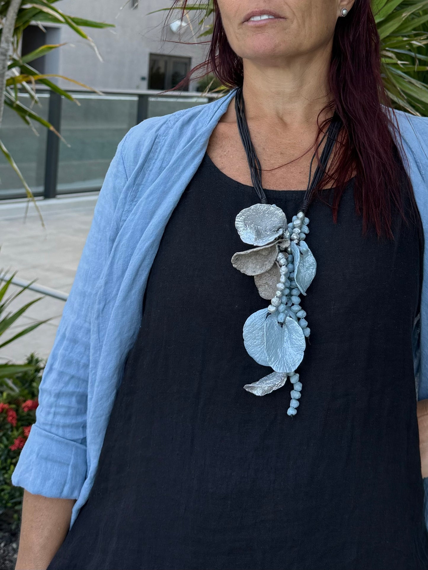 Blue Fog Necklace