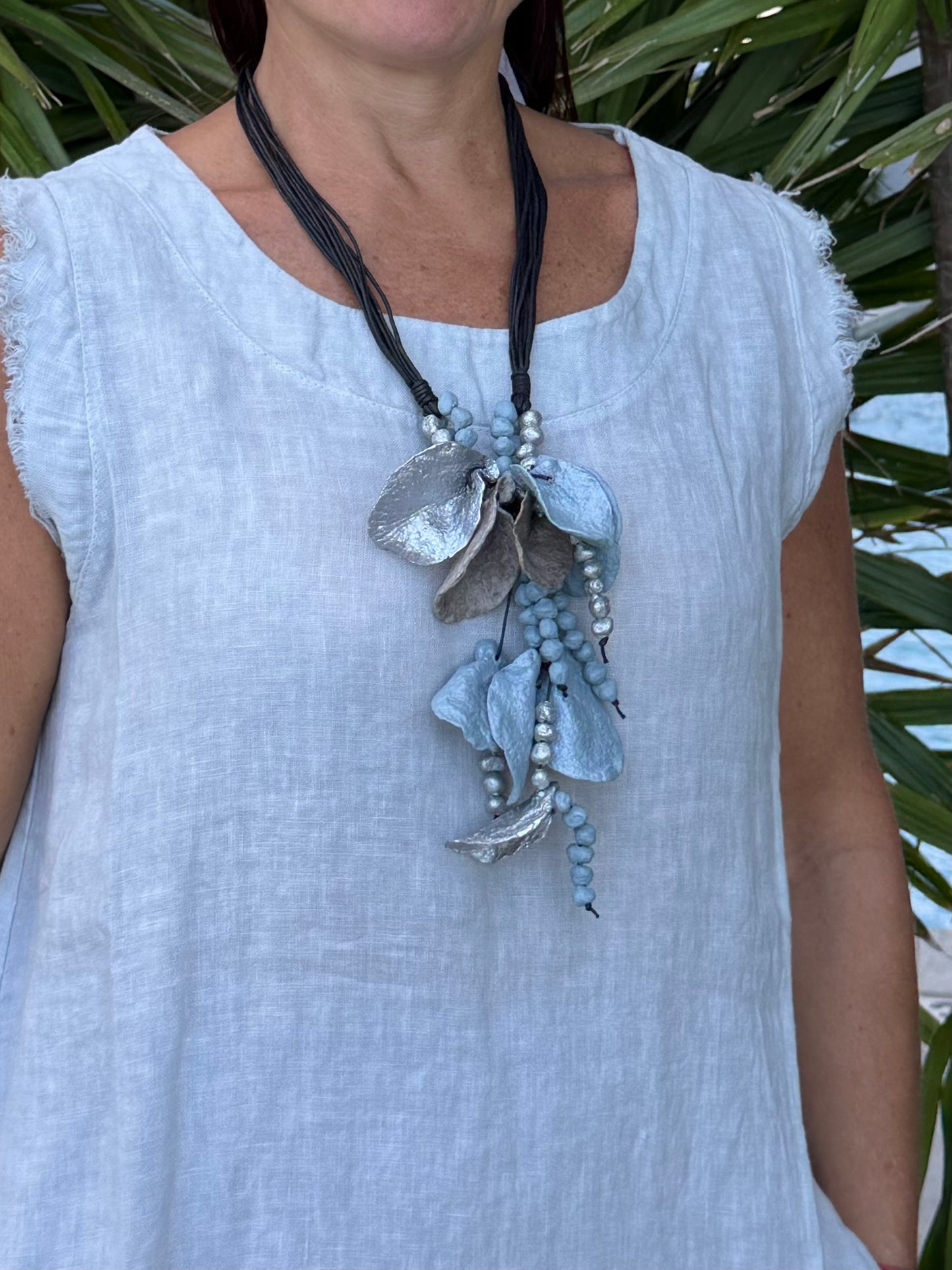 Blue Fog Necklace