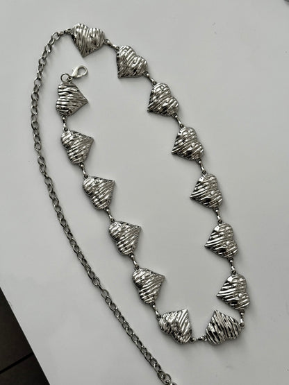Wrapped Small Heart Chain Belt