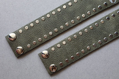 Studded Leather Cuff