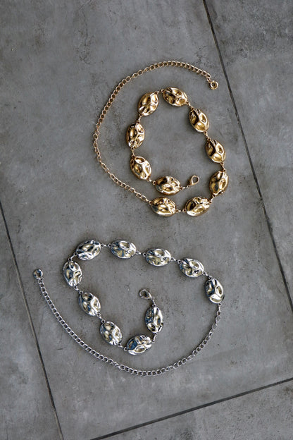 Wrapped Oval Chain Belt