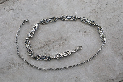Braided Chain Belt