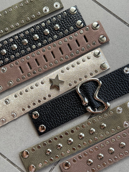 Star Leather Cuff