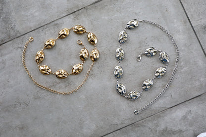 Wrapped Oval Chain Belt