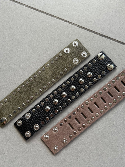Studded Leather Cuff