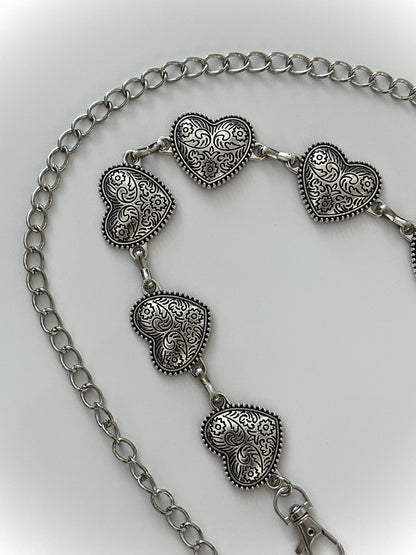 Small Heart Chain Belt