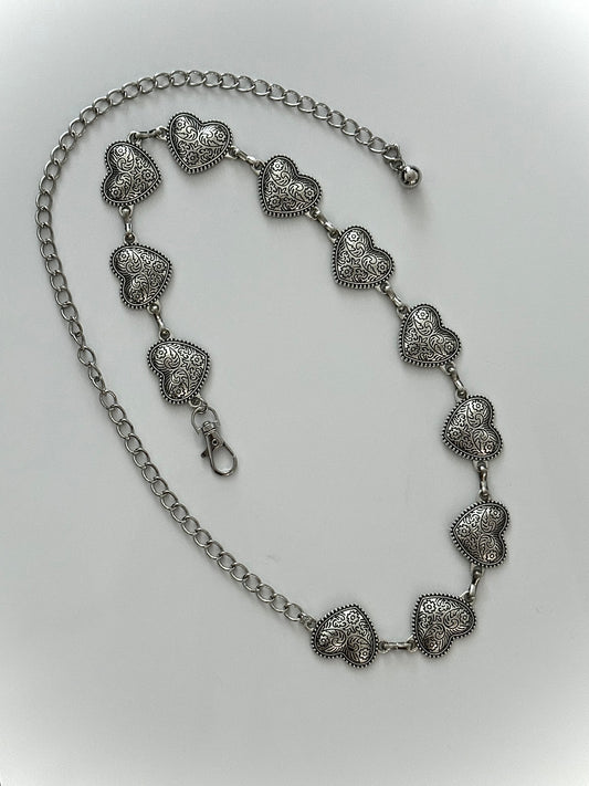 Small Heart Chain Belt