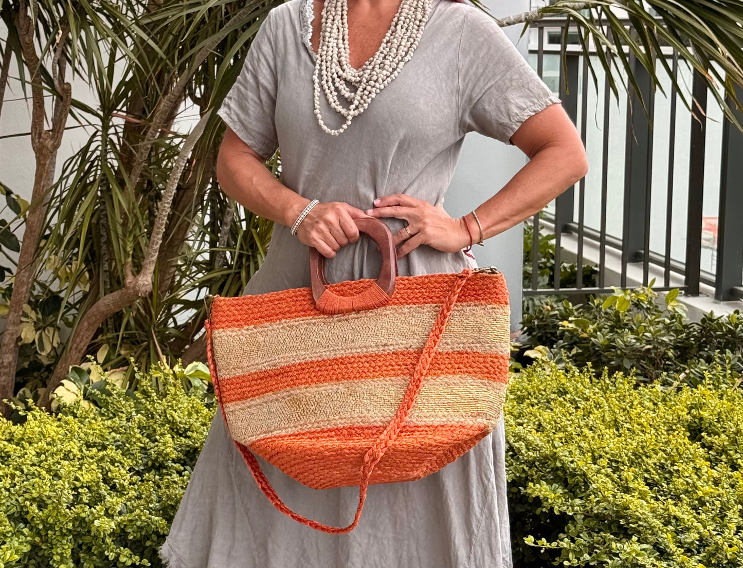 Handwoven Straw Bag