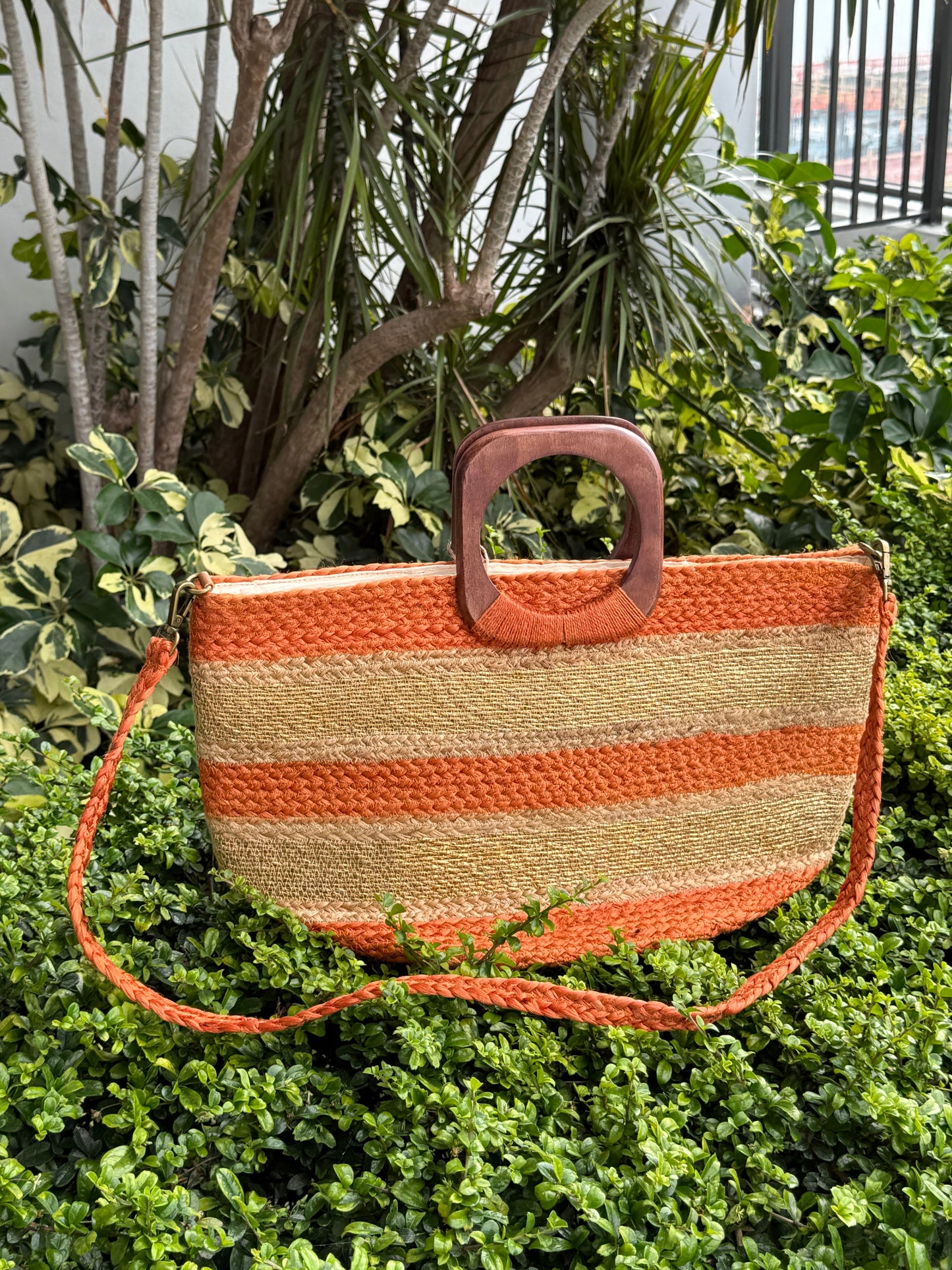 Handwoven Straw Bag