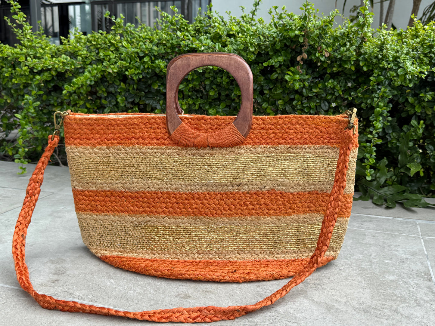 Handwoven Straw Bag