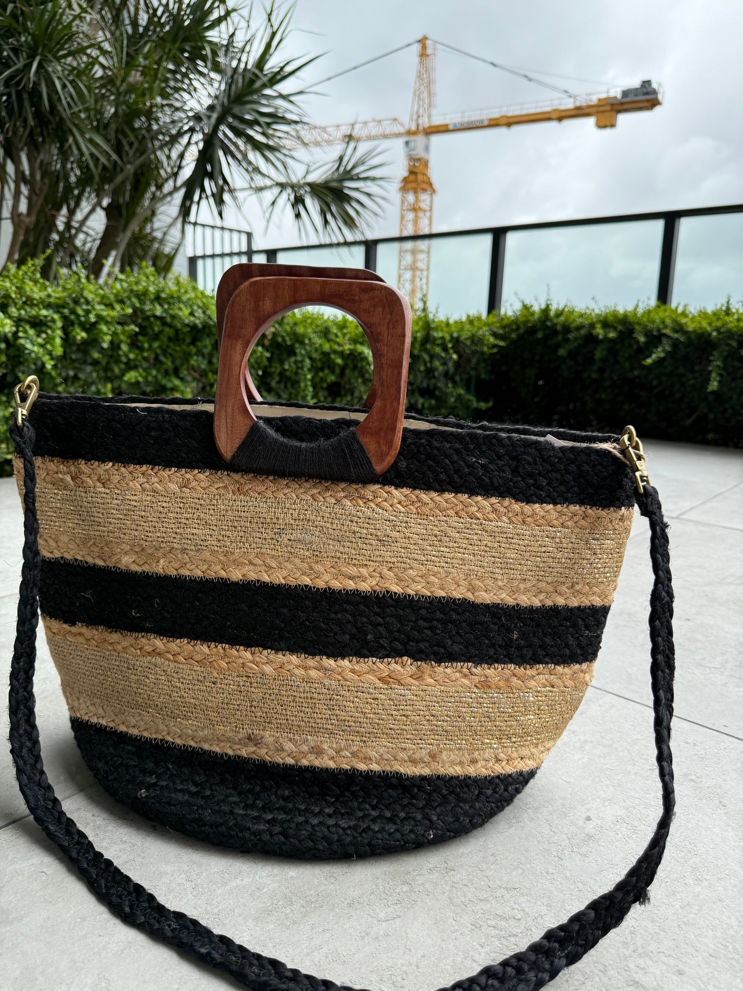 Handwoven Straw Bag