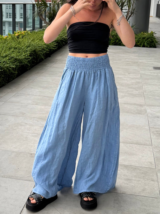 Flowy Linen Pants