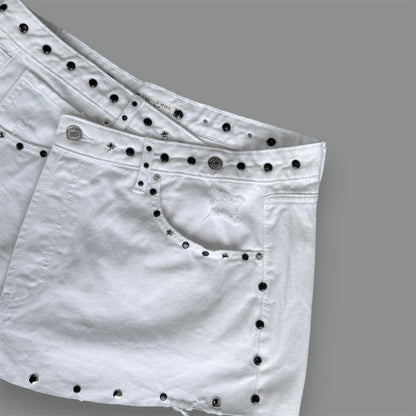 Crossed White Skirt